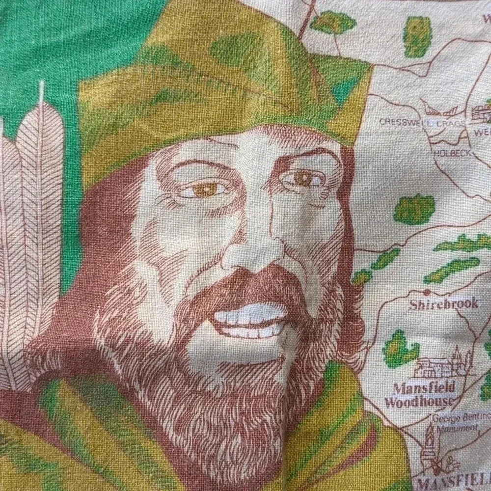 Vintage Robin  Hood Tea Towel - Picture 3 of 6